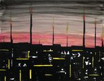 2015 : : CO2 Overdose : : peinture acrylique, encres, 65x50cm {JPEG}
