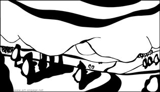 2011 : : Dessin noir et blanc : Brouillard