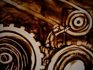 2008 - Dessin sur sable